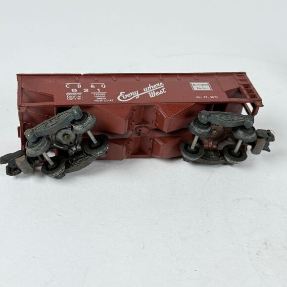 American Flyers Vintage S Gauge Tanker  West Gulf 925 Coal Car CB&Q Everywhere - Picture 5 of 9